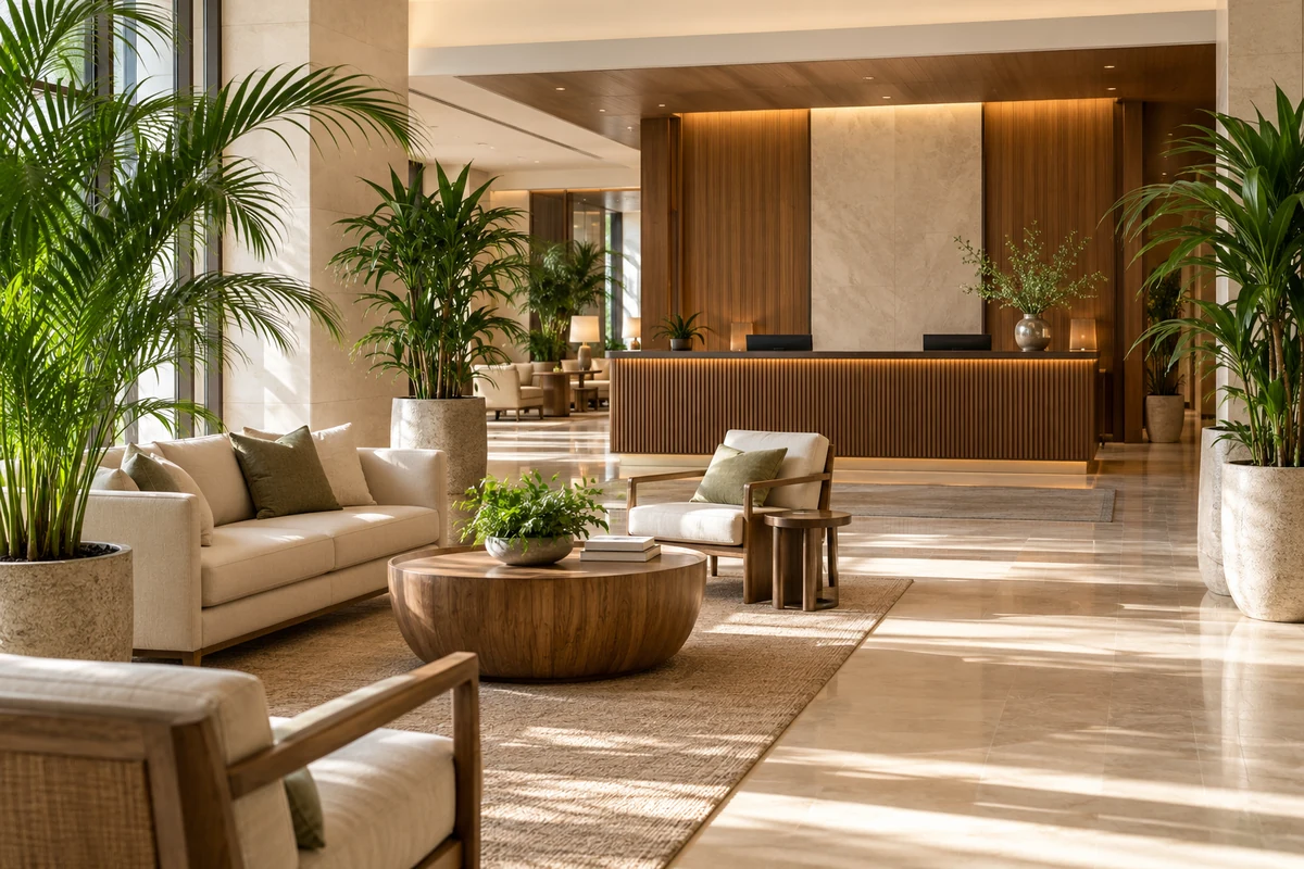 Hotel and hospitality interior