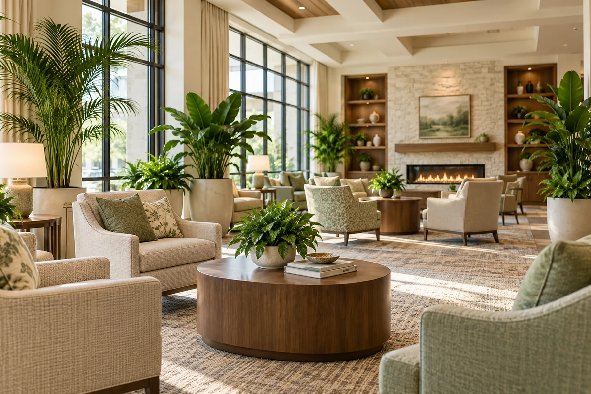 Senior living common area